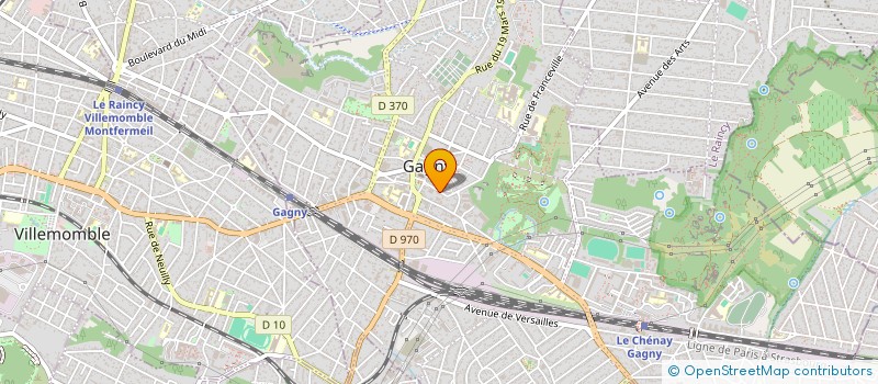 localisation de l'entreprise MONSIEUR GHEORGHE MARIUS CIRNEALA  GAGNY