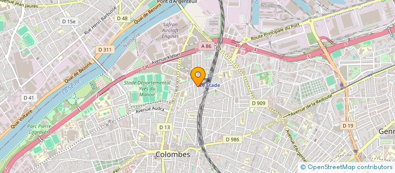 localisation de l'entreprise MONSIEUR GHEORGHE MERCIU  COLOMBES