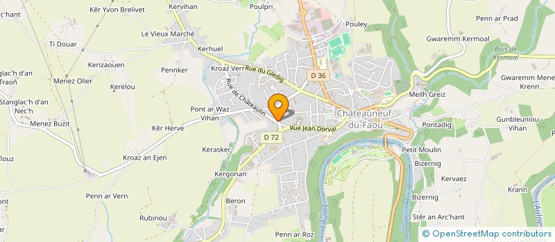 localisation de l'entreprise MONSIEUR GHEORGHE MILEA à CHATEAUNEUF-DU-FAOU