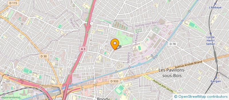 localisation de l'entreprise MONSIEUR GHEORGHE MUNTEAN  BONDY