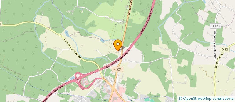 localisation de l'entreprise MONSIEUR GHEORGHE NEGREA  BAZAS