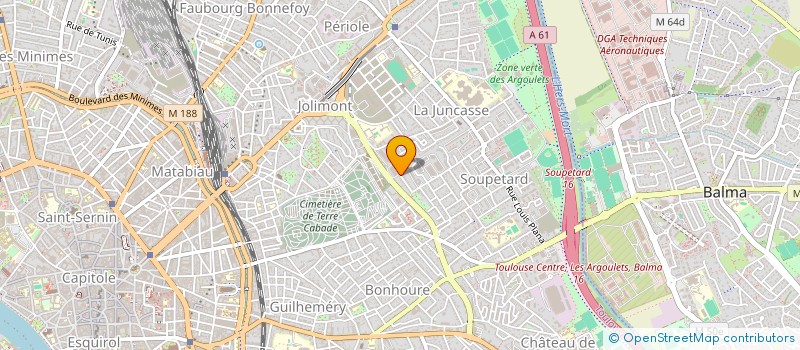 localisation de l'entreprise MONSIEUR GHEORGHE NERGES  TOULOUSE