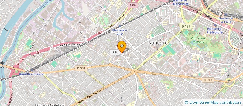 localisation de l'entreprise MONSIEUR GHEORGHE ONICA  NANTERRE