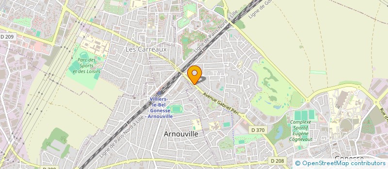 localisation de l'entreprise MONSIEUR GHEORGHE PETRE CRISAN à GONESSE