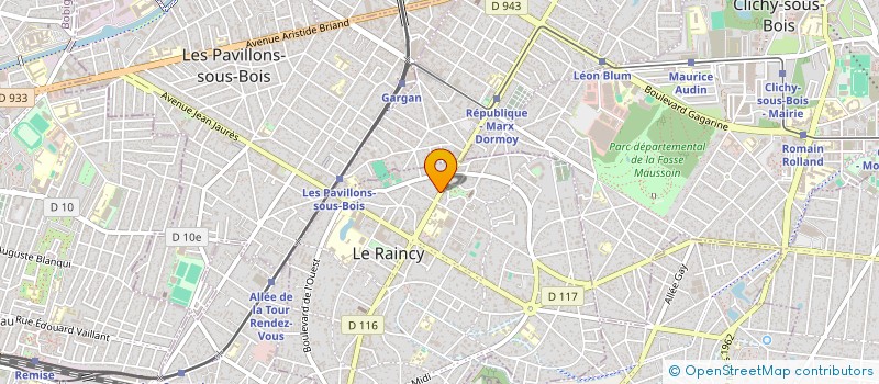 localisation de l'entreprise MONSIEUR GHEORGHE PIRVAN à LE RAINCY
