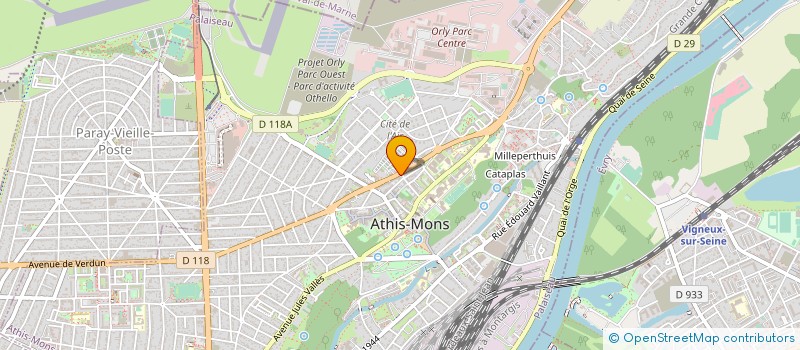 localisation de l'entreprise MONSIEUR GHEORGHE PITUSCAN à ATHIS-MONS