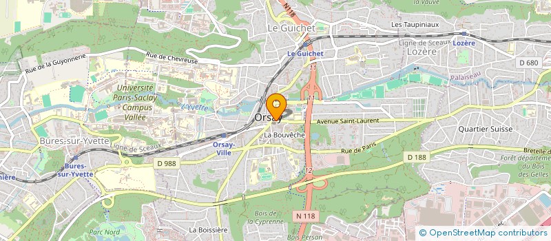 localisation de l'entreprise MONSIEUR GHEORGHE RUSET  ORSAY