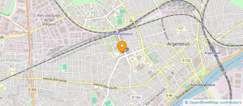 localisation de l'entreprise MONSIEUR GHEORGHE SALARU  ARGENTEUIL