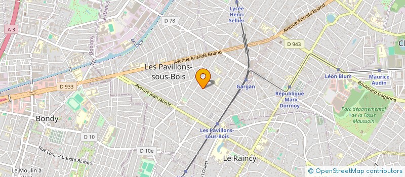 localisation de l'entreprise MONSIEUR GHEORGHE SIMONI  LES PAVILLONS-SOUS-BOIS