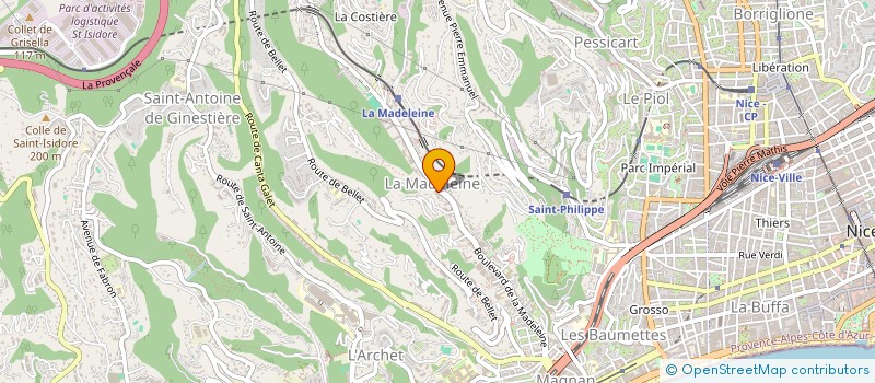 localisation de l'entreprise MONSIEUR GHEORGHE STEGARESCU à NICE