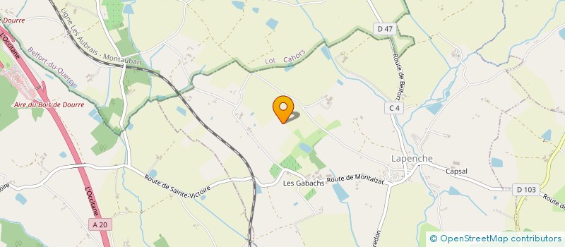 localisation de l'entreprise MONSIEUR GHEORGHE TAHIS  LAPENCHE