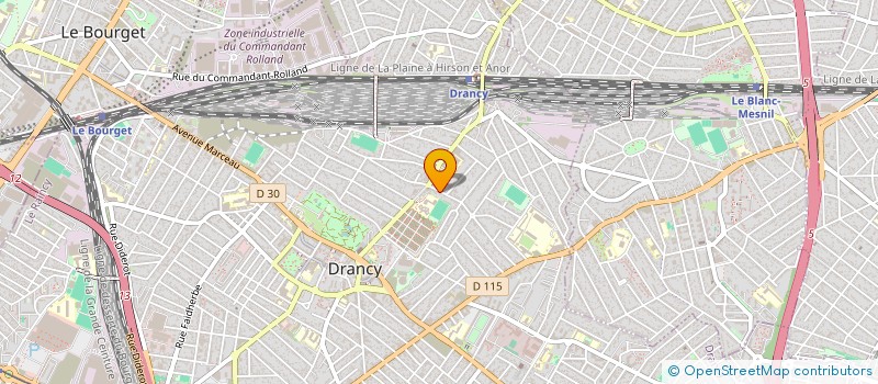 localisation de l'entreprise MONSIEUR GHEORGHE TIBULEAC à DRANCY