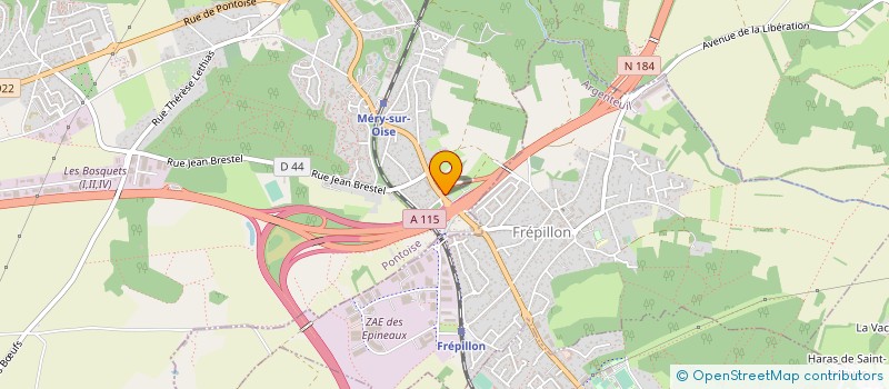 localisation de l'entreprise MONSIEUR GHEORGHE URSU  MERY-SUR-OISE