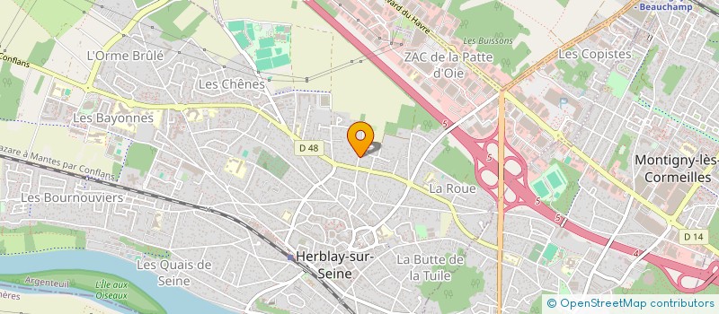 localisation de l'entreprise MONSIEUR GHEORGHE VASILE CIOCAN  HERBLAY-SUR-SEINE