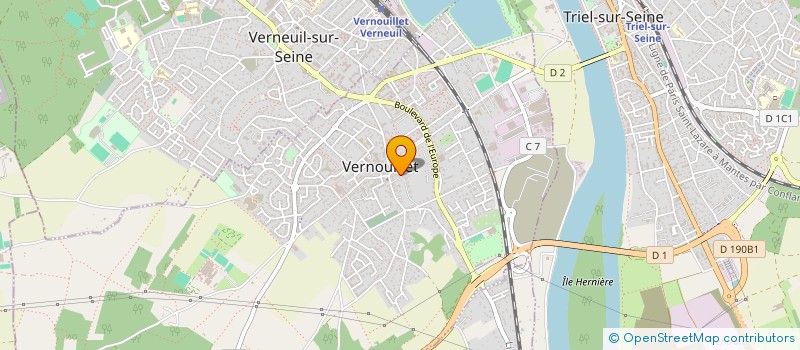 localisation de l'entreprise MONSIEUR GHEORGHE VERDES à VERNOUILLET