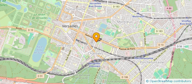 localisation de l'entreprise MONSIEUR GHEORGHE ZELE à VERSAILLES