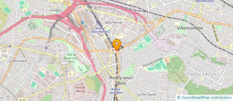 localisation de l'entreprise MONSIEUR GHEORGHII BIVOL à ROSNY-SOUS-BOIS