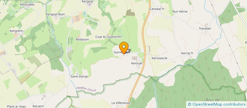 localisation de l'entreprise MONSIEUR GHEORGHII GALUSCA  PLEYBER-CHRIST