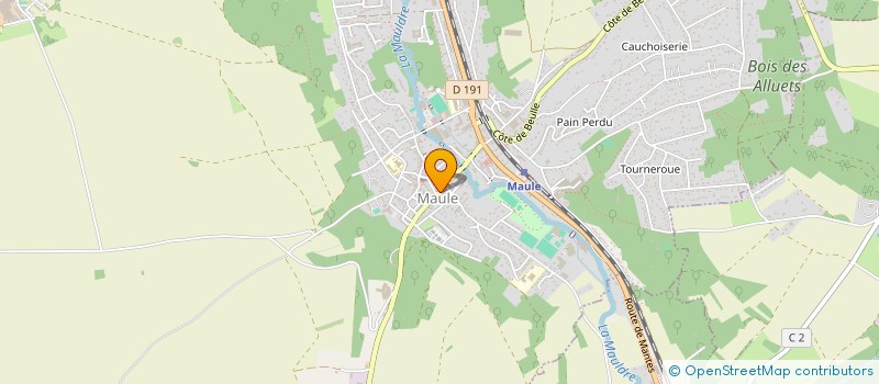 localisation de l'entreprise MONSIEUR GHEORGHII INDREI  MAULE