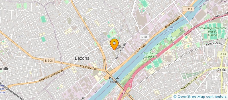 localisation de l'entreprise MONSIEUR GHEORGHII RACILA à BEZONS