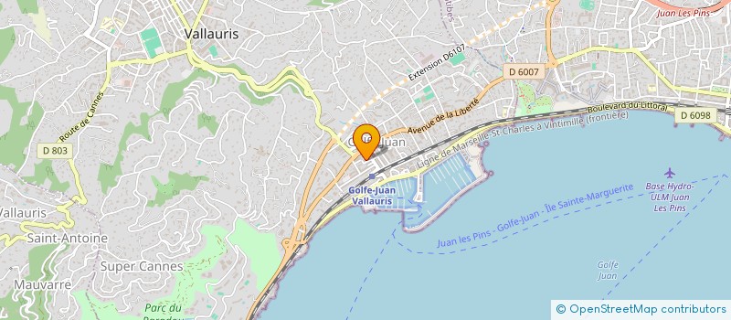 localisation de l'entreprise MONSIEUR GHEORGHITA CARAMET à VALLAURIS