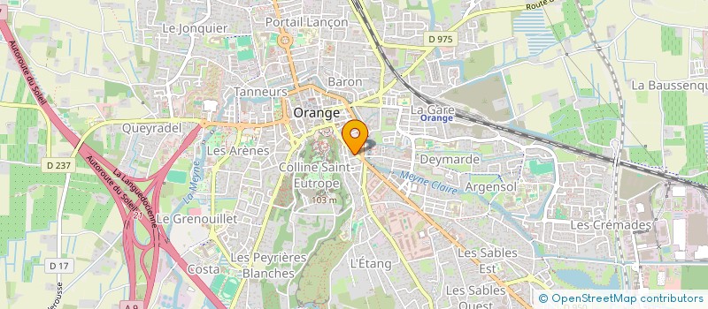 localisation de l'entreprise MONSIEUR GHERICI TENIA  ORANGE