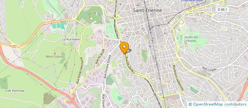 localisation de l'entreprise MONSIEUR GHEVOND KOCHARYAN  SAINT-ETIENNE