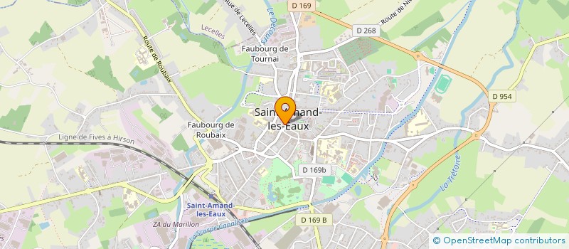 localisation de l'entreprise MONSIEUR GHILAIN FURET à SAINT-AMAND-LES-EAUX