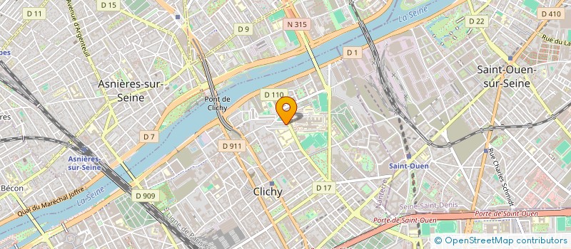 localisation de l'entreprise MONSIEUR GHILAS BOUHAZEM à CLICHY