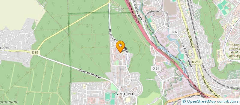 localisation de l'entreprise MONSIEUR GHILES BOUGHOUAOU  CANTELEU