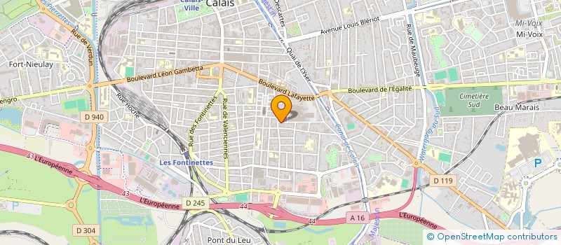 localisation de l'entreprise MONSIEUR GHILES FATES  CALAIS