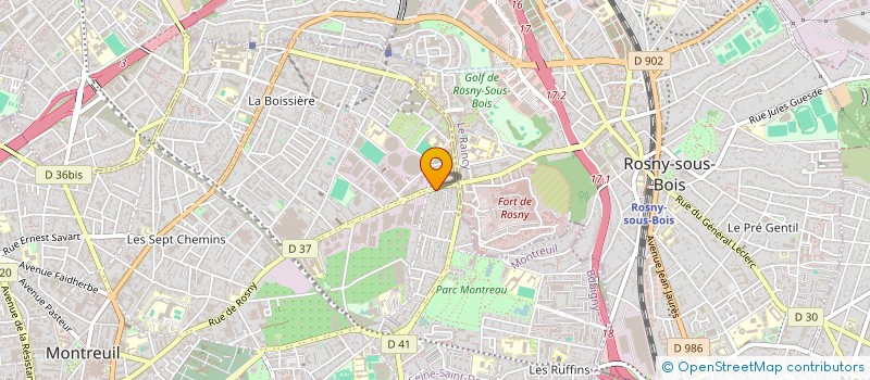 localisation de l'entreprise MONSIEUR GHILES LAKROUT à MONTREUIL