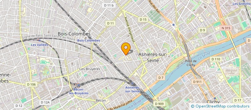 localisation de l'entreprise MONSIEUR GHILES SADJI à ASNIERES-SUR-SEINE