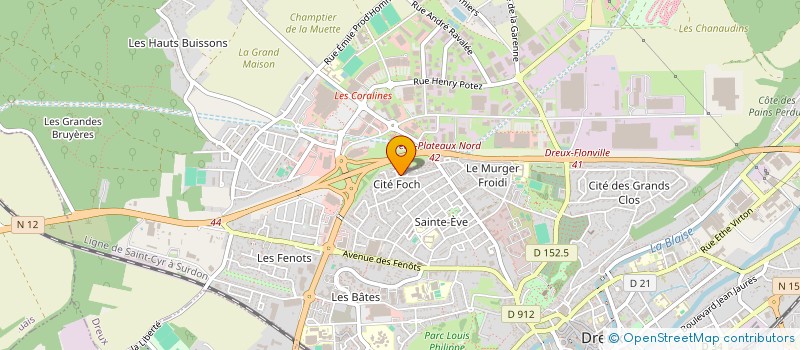 localisation de l'entreprise MONSIEUR GHILES SI TAHAR à DREUX