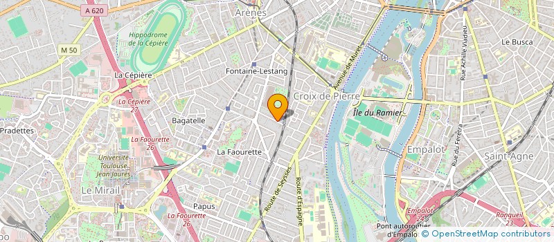 localisation de l'entreprise MONSIEUR GHISLAIN AKRE MELESS  TOULOUSE