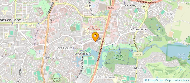 localisation de l'entreprise MONSIEUR GHISLAIN AKRE MELESS  VILLENEUVE-D'ASCQ