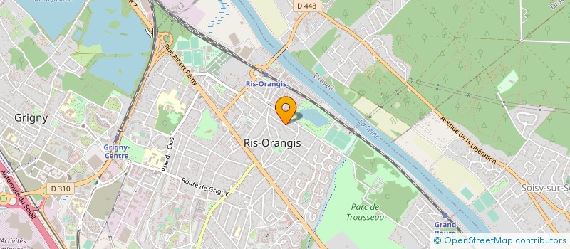 localisation de l'entreprise MONSIEUR GHISLAIN BACON à RIS-ORANGIS