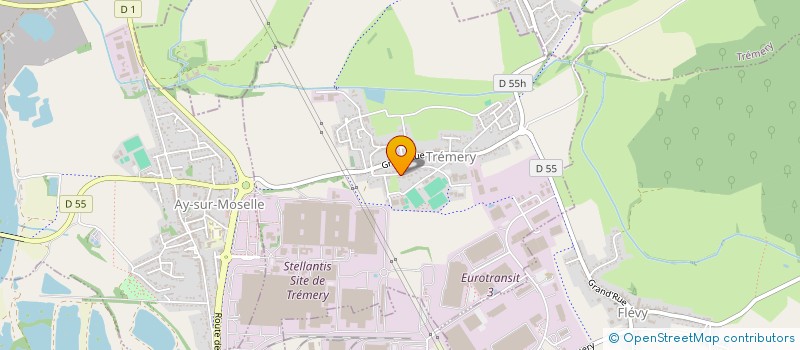 localisation de l'entreprise MONSIEUR GHISLAIN BERNARD  TREMERY