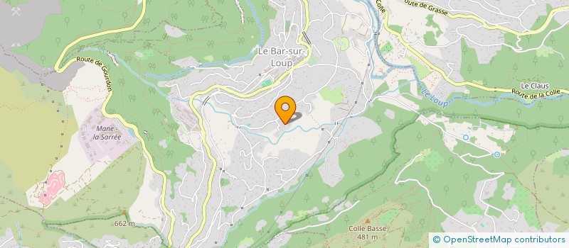 localisation de l'entreprise MONSIEUR GHISLAIN BONNET à LE BAR-SUR-LOUP