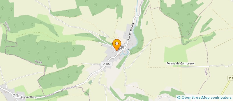 localisation de l'entreprise MONSIEUR GHISLAIN BOULENGER  THOIX