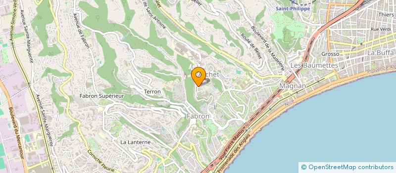 localisation de l'entreprise MONSIEUR GHISLAIN BOULON à NICE