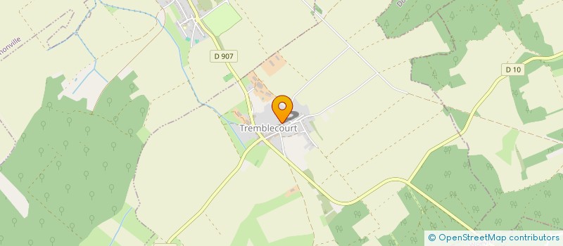 localisation de l'entreprise MONSIEUR GHISLAIN BOUR  TREMBLECOURT