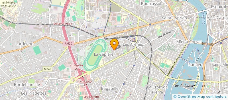 localisation de l'entreprise MONSIEUR GHISLAIN BOURREE à TOULOUSE