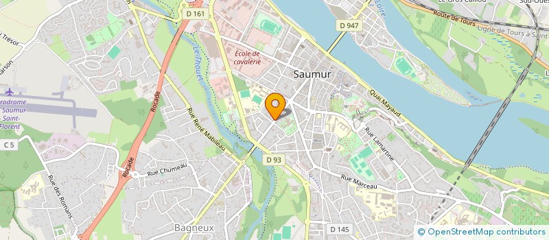 localisation de l'entreprise MONSIEUR GHISLAIN BOUSSEAU  SAUMUR