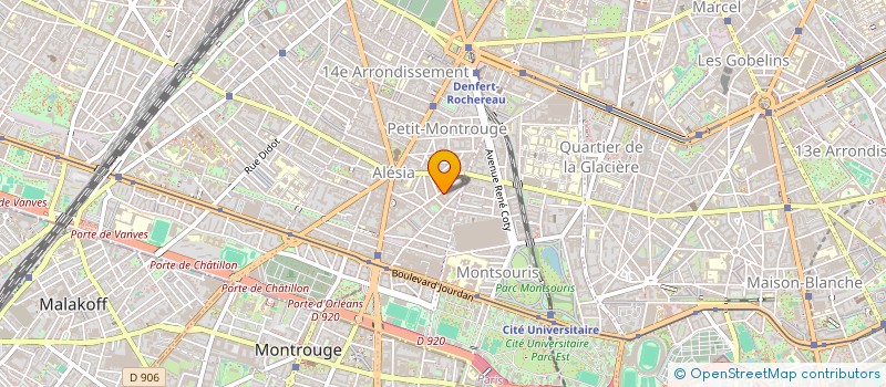 localisation de l'entreprise MONSIEUR GHISLAIN BROWN KOSSI  PARIS