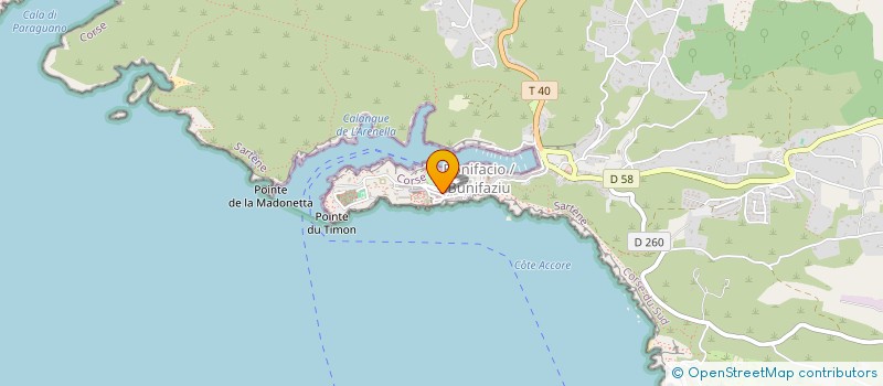 localisation de l'entreprise MONSIEUR GHISLAIN CAMUGLI à BONIFACIO