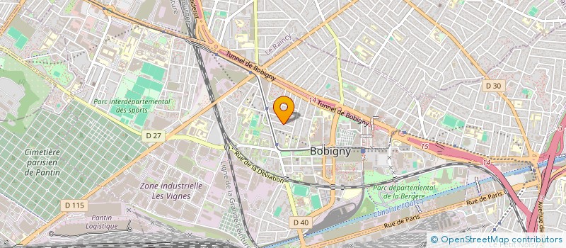 localisation de l'entreprise MONSIEUR GHISLAIN CAYLA  BOBIGNY