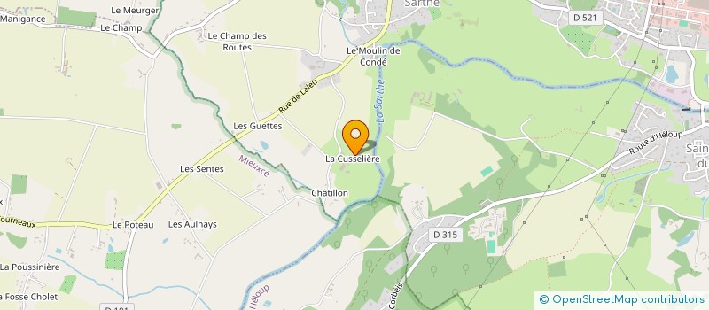 localisation de l'entreprise MONSIEUR GHISLAIN CHESNOT à CONDE-SUR-SARTHE