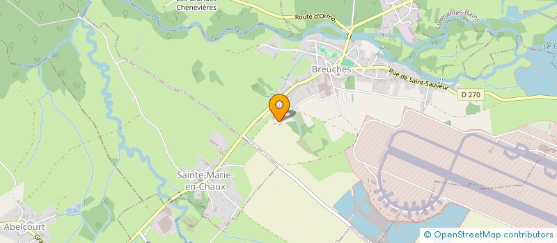 localisation de l'entreprise MONSIEUR GHISLAIN DAGUEY  BREUCHES