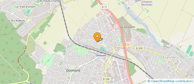 localisation de l'entreprise MONSIEUR GHISLAIN DARTOIS  DOMONT